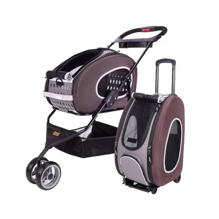 Ibiyaya 5-in-1 EVA Pet Carrier-Stroller Combo - OmniaPaws