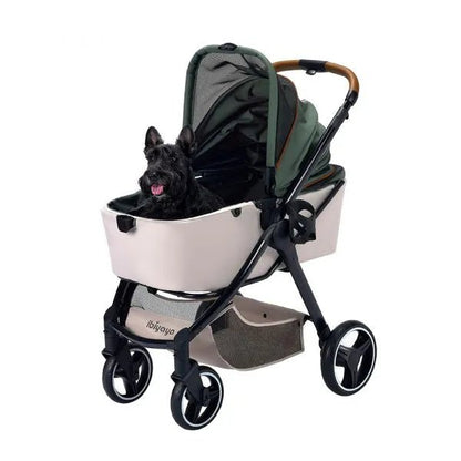 Ibiyaya Retro Luxe Pet Stroller - OmniaPaws