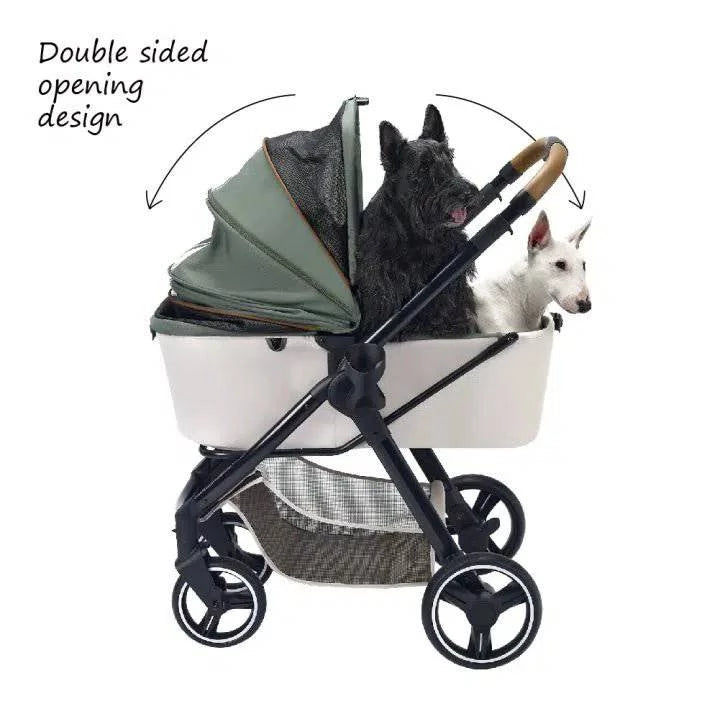 Ibiyaya Retro Luxe Pet Stroller - OmniaPaws