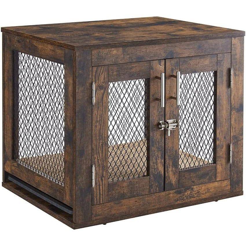 Unipaws Furniture Dog Crate with Cushion and Tray - OmniaPaws