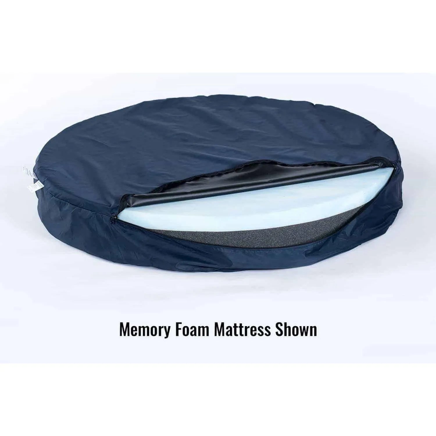 Solid Color Gorilla Ballistic Tough Round Orthopedic Dog Bed™ - Small / Orthopedic / Ballistic Red | OmniaPaws